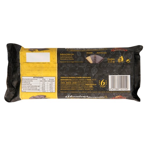 POLEN Galletas barquillo abanico 115 g.
