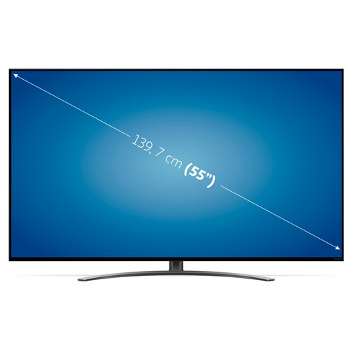 Televisión 139,7 cm (55") QNED MINILED LG 55QNED816QA 4K, HDR, SMART TV, WIFI, BLUETOOTH, TDT T2, USB reproductor y grabador, 4HDMI, 100HZ.