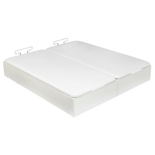 Canapé abatible,80X190cm,color blanco, CONFORDES