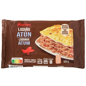 Auchan Lasaña Ultracongelada de Atún 525 G. Producto Alcampo