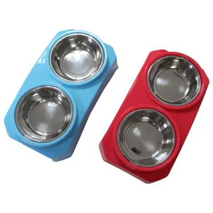 PRODUCTO ALCAMPO Cuenco doble de acero inoxidable de 32.8 x 18.8 x 8.5 cm.
