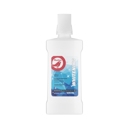 PRODUCTO ALCAMPO Enjuague bucal de uso diario y accción blanqueadora, con sabor a menta PRODUCTO ALCAMPO 500 ml.