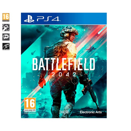 Battlefield 2042 para Playstation 4. Género: shooter, acción. PEGI: +16.