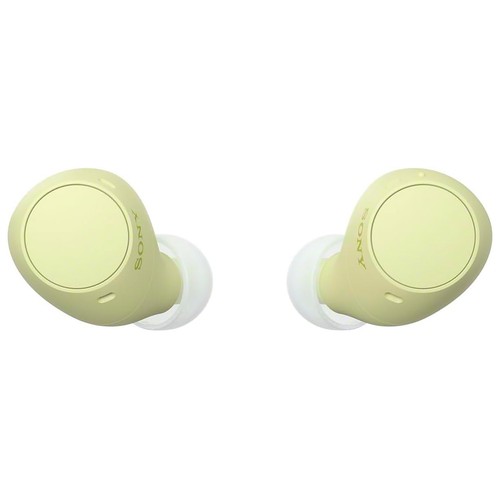 Auriculares inalámbricos Bluetooth SONY WF-C510, color amarillo, autonomía 22 horas.