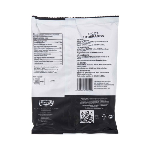 OBANDO Utrera Picos tradicionales de 140 g.