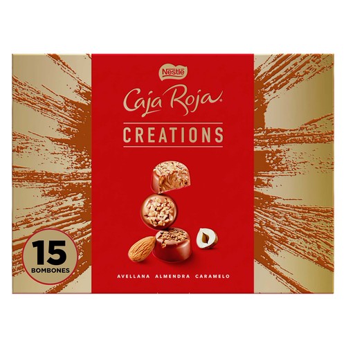 NESTLÉ Bombones de chocolate con leche creaciones 194 g.