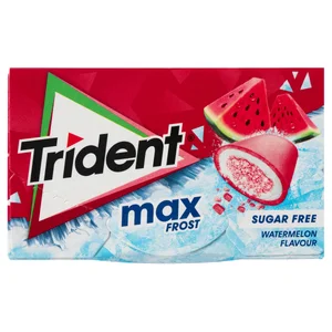 TRIDENT Chicles gragea rellenos de sandía TRIDENT 20 g.