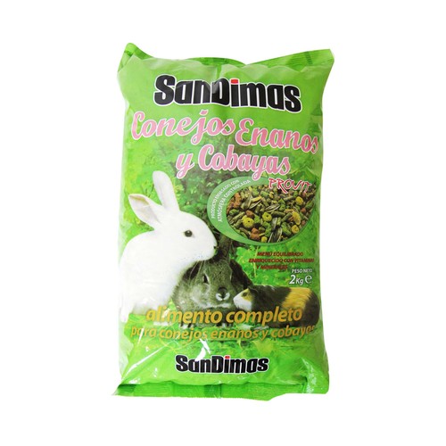 SANDIMAS Alimento completo para conejos y cobayas SANDIMAS 2 kilogr,