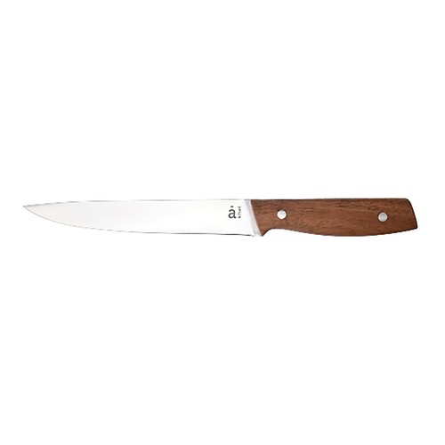 Cuchillo de cocina de 18 cm con mango de madera acacia, ALCAMPO.