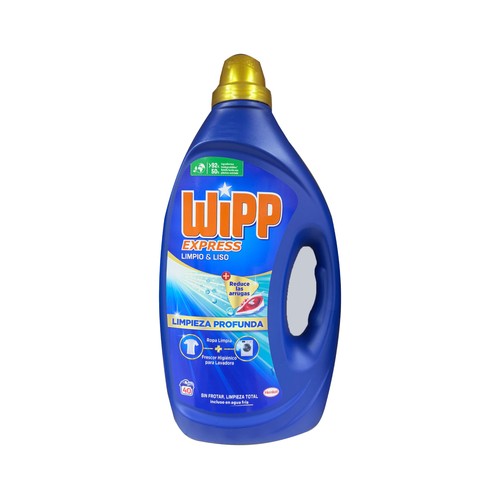 WIPP EXPRESS Detergente en gel limpio y liso 40 DS