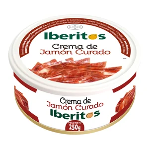 IBERITOS Crema de jamón curado 250 gramos.