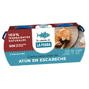 LA PIARA Paté de atún en escabeche Sólo Natural 2 ud 75 g.