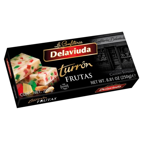 DELAVIUDA Turrón de frutas 250 g.