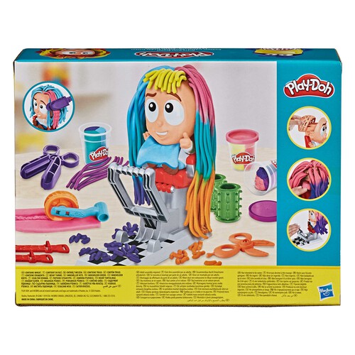 Juego de plastilina Peluquería con 8 botes de colores PLAY-DOH.