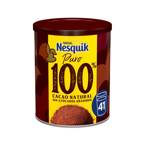 NESQUIK de NESTLÉ Cacao soluble intenso, 100 cacao natural 290 g.