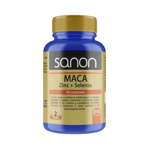 SANON Maca + zinc + selenio (complemento nutricional) 180 comprimidos.