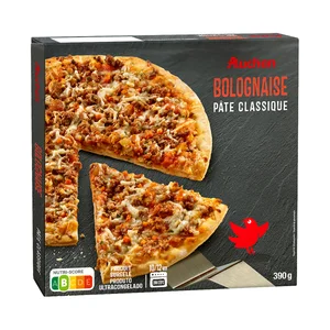 PRODUCTO ALCAMPO Pizza Boloñesa de masa clásica 390 g.