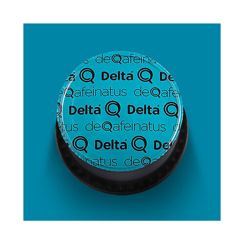 DELTA Q Café en cápsulas deQafeinatus descafeinado, Intensidad 1 DELTA Q 10 uds. x 5,5 g.