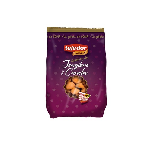 TEJEDOR Galletas de jengibre y canela 300 g.