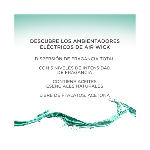 AIR WICK Ambientador eléctrico Nenuco- recambio AIR WICK 19 ml.