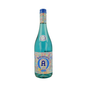 Imagen de AMATISTA Blue fizzy Cocktel aromatizado de color azul y baja graduación botella de 75 cl.