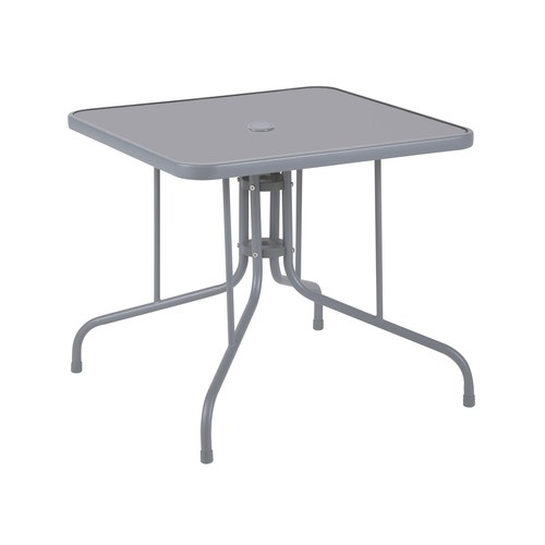 Mesa redonda con cristal bistro 80x80cm, GARDENSTAR.