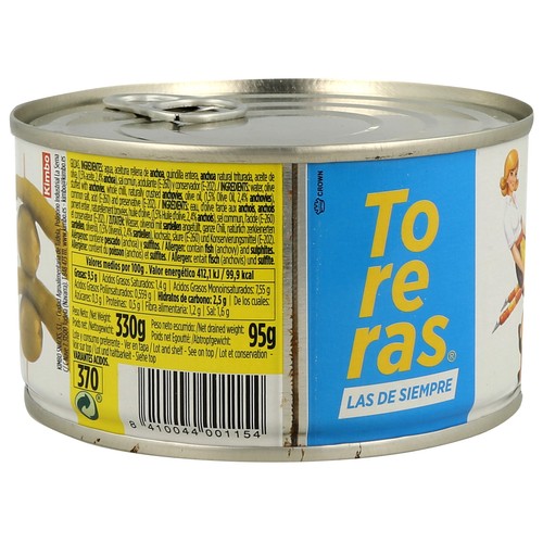 KIMBO Gildas aliñadas con aceite de oliva y anchoa 95 g.