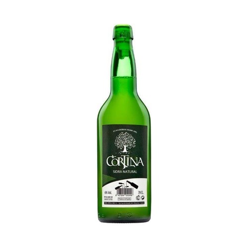 Sidra natural CORTINA botella de 70 cl.