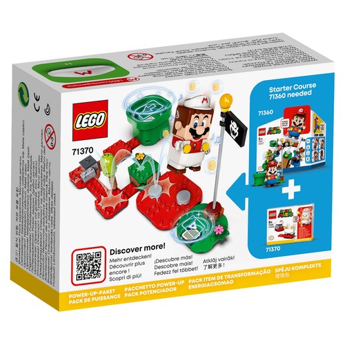 Juego de construcción Pack Potenciador: Mario de Fuego con 11 piezas, LEGO Super Mario 71370.