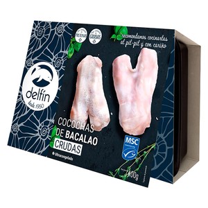 Imagen de DELFÍN Cocochas de bacalao crudas y ultracongeladas DELFÍN 400 g.