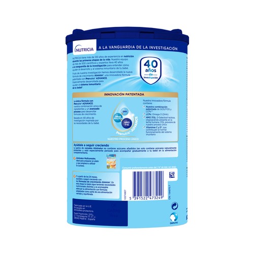 ALMIRÓN Leche (3) de crecimiento para bebés a partir de 12 meses ALMIRÓN Advance 3 800 g