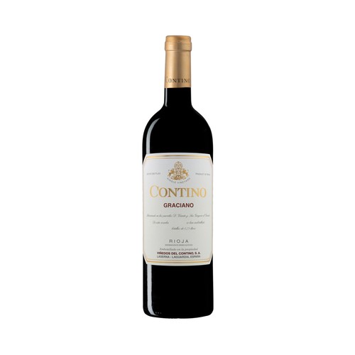 CONTINO GRACIANO  Vino tinto reserva con D.O. Ca. Rioja botella 75 cl.