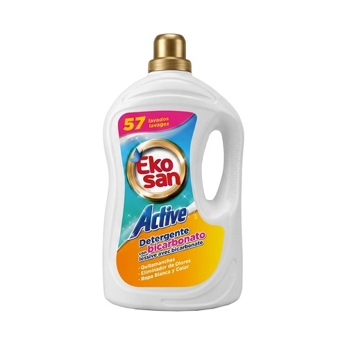 EKOSAN Detergente líquido con bicarbonato 2,6L.