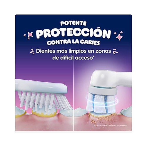 Oral-B iO2 Kids Stitch, 3 programas, tempo-rizador musical, sensor de presión.