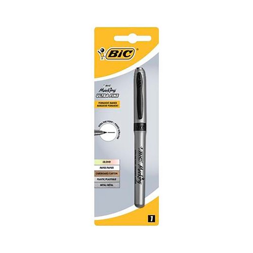 Marcador permanente BIC negro