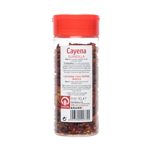 CARMENCITA Guindilla Cayena CARMENCITA 18 g.