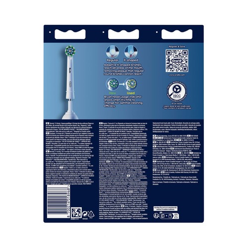 ORAL-B Pro cross action Recambios para cepillo eléctrico 6 uds.