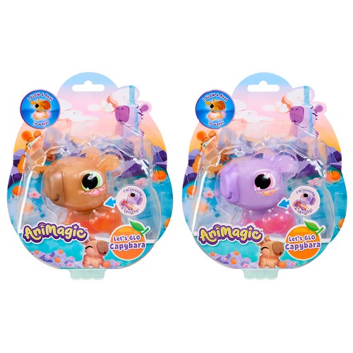 Figuras Animagic Lest Go Capibara, modelos surtidos BIZAK