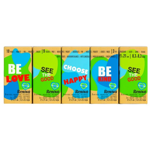 RENOVA Pañuelos de celulosa RENOVA Green 10 uds.