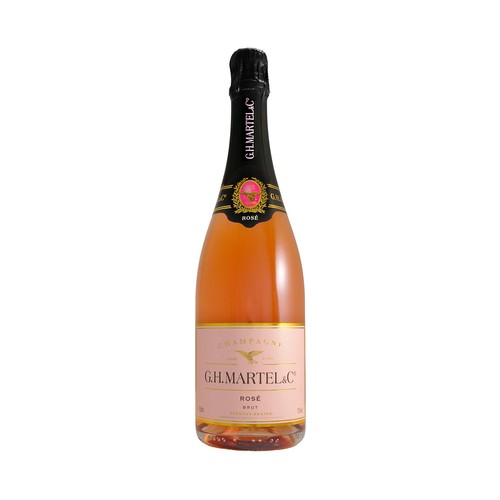 G.H. MARTEL & Cº Champagne brut rosé, elaborado en Francia botella de 75 cl.