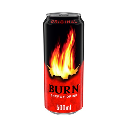 Bebida energética original BURN 50 cl.