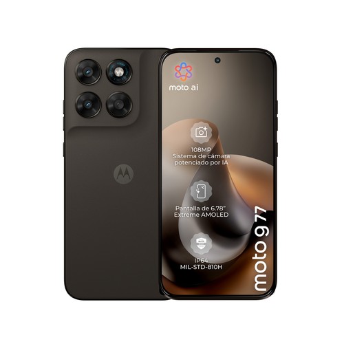 Smartphone MOTOROLA Moto G77 Black olive, color negro-oliva, 5G, 256GB + 8GB Ram, pantalla 17,22cm (6,78")