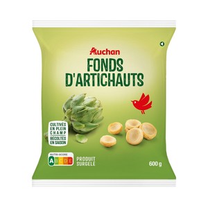 Imagen de AUCHAN Fondo de alcachofas ultracongeladas 600 g Producto Alcampo.