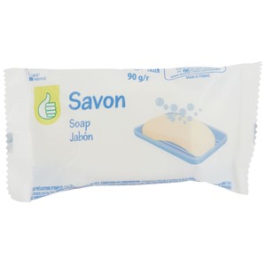 PRODUCTO ECONÓMICO ALCAMPO Pastilla de jabón de tocador 90 g.