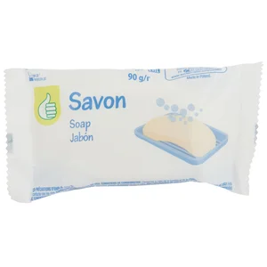 PRODUCTO ECONÓMICO ALCAMPO Pastilla de jabón de tocador 90 g.