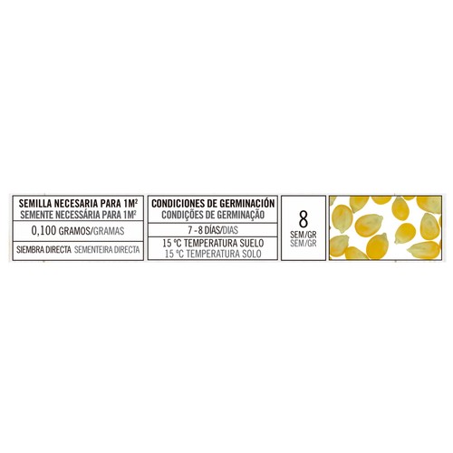Sobre de semillas para sembrar maiz dulce de la variedad Golden Bantam PRODUCTO ALCAMPO.