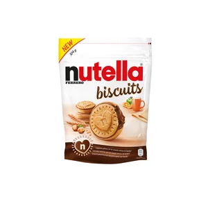 NUTELLA Biscuits Galletas rellenas de crema de avellanas y cacao 304 gr.