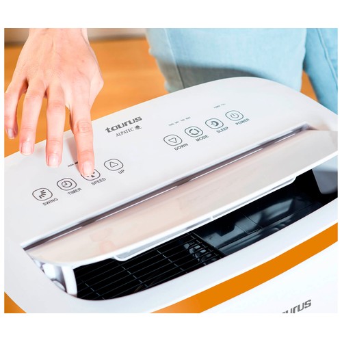 Aire acondicionado portátil TAURUS Top Temp AC1400CH, 3500 Fri/h, 3527 Kcal/h, Clasificación energética: A/A, Gas refrigerante R290