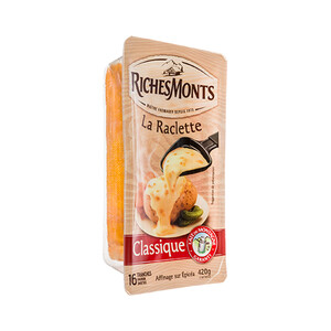 RICHESMONTS Queso de pasta prensada RICHESMONTS LA RACLETTE 400 g.