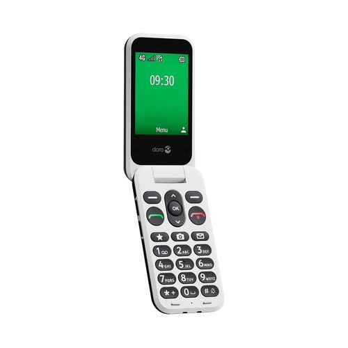 Teléfono móvil Senior DORO leva E30 Black/white, 4G, pantalla 2.8", bluetooth.